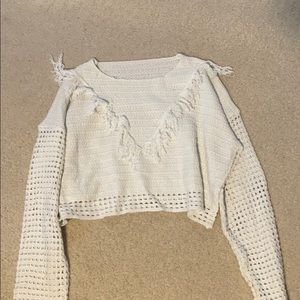 Cropped sweater